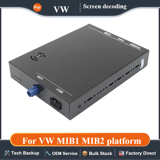 OEM Screen Upgrade Decoder Box multimedia interface CarPlay Android auto Retrofit Kit for VW MIB1 MIB2 platform