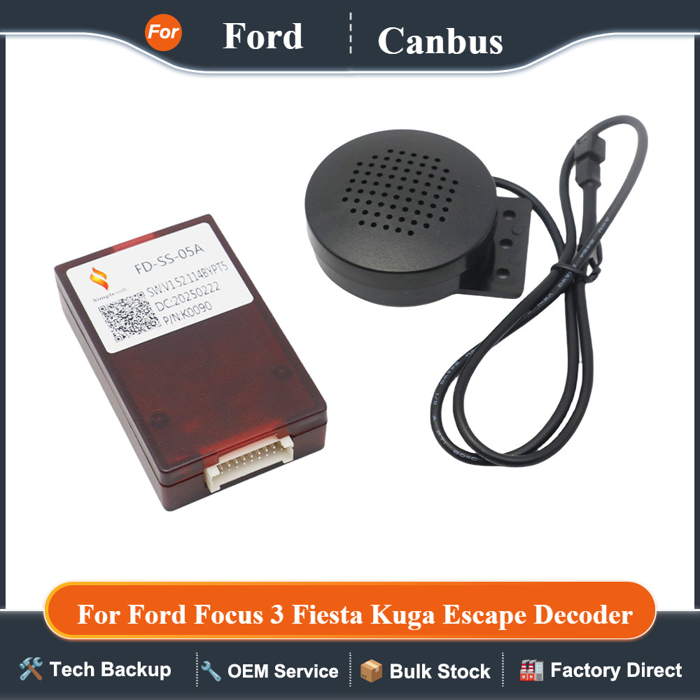 Car Radio Canbus Box FD-SS-05A for Ford Focus 3 Fiesta Kuga Escape Decoder Ecosport Tourneo Transit Courier Adapter B-MAX