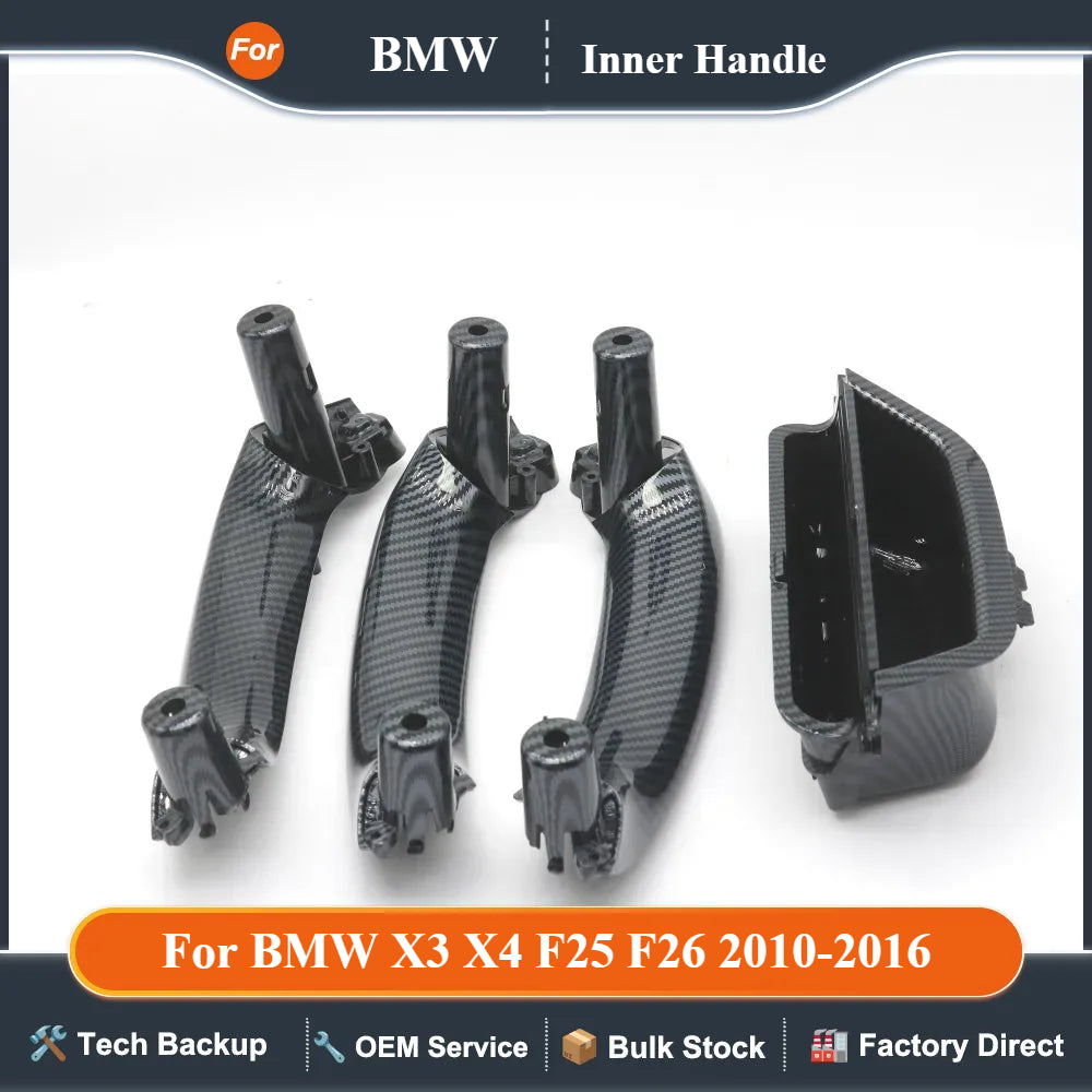 LHD RHD Car Front Left Door Inner Handle Pull Trim  Interior Panel  51417250307 For BMW X3 X4 F25 F26 2010-2016