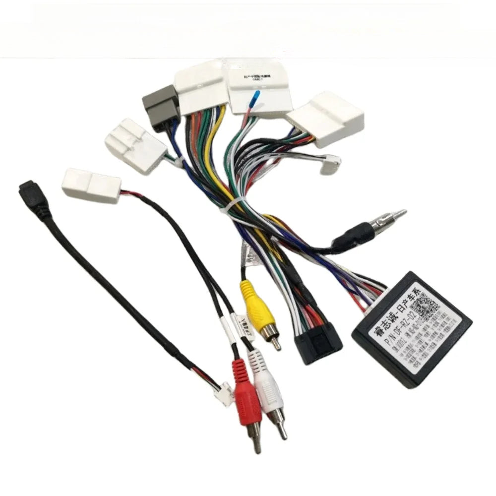 Auto android Car Radio Wiring Harness connector Adapter Canbus Box For Nissan X-trail Qashqai Sylphy Sentra Kicks Navara Juke