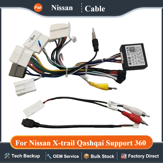 Auto android Car Radio Wiring Harness connector Adapter Canbus Box For Nissan X-trail Qashqai Sylphy Sentra Kicks Navara Juke