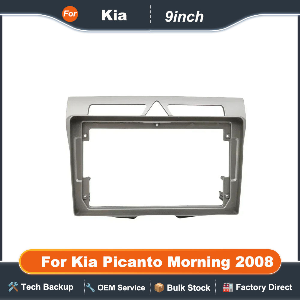 9 Inch Car Frame Fascia Adapter Android Radio Audio Dash Fitting Panel Kit For Kia Picanto Morning 2008