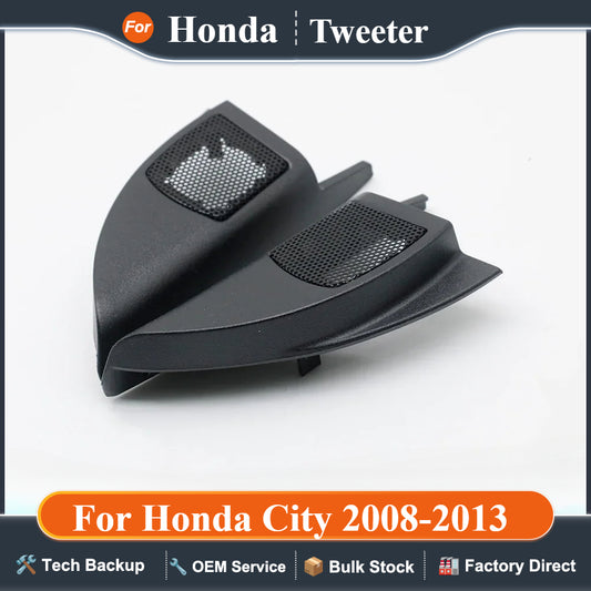 2Pcs For Honda City 2008-2013 Car Tweeter Refitting Audio Door Angle Gum Speaker Cover Boxes Mounts