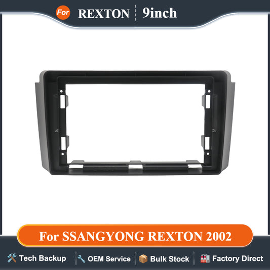 9 Inch Car Stereo Frame for SSANGYONG REXTON 2002 Adapter Android Big Screen Audio Dash Fitting Panel Kit Car Radio Fascia