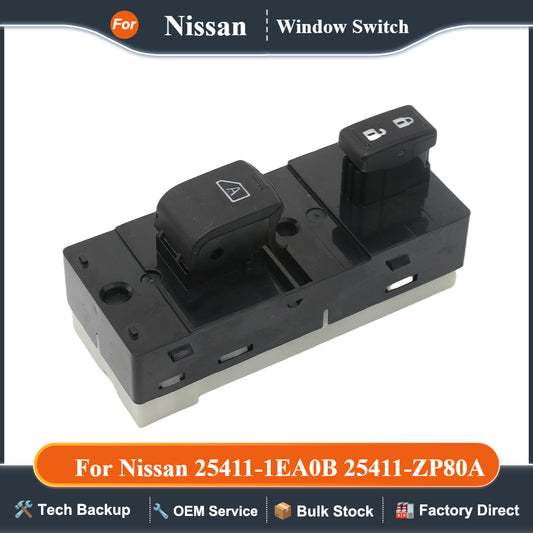 25411-JA02A Lifter Car Window Power Switch For Nissan 25411-1EA0B 25411-ZP80A