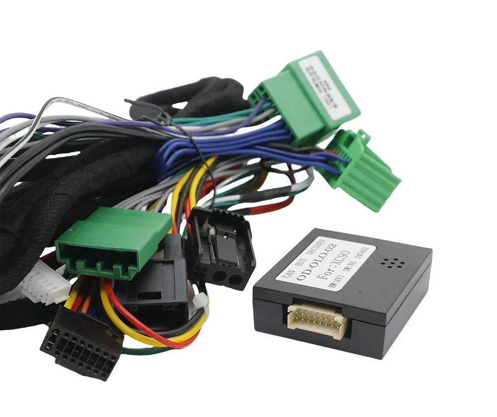 For Volvo XC90  high end s90 v90 cable Car 16Pin Wiring Harness Adapter Canbus Box Decoder Android Radio Power Cable