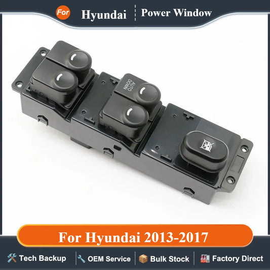 Nevosa Front left Passenger Electrical Window Control Switch Button For Hyundai 2013-2017 Accent Solaris 93570-1R101 93580-1R000