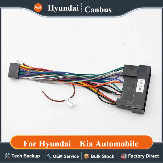 Series Old Stylewire Harness Connector Car ISO Wire  Canbus Box Cable JF-HY-01 for Hyundai    Kia Automobile