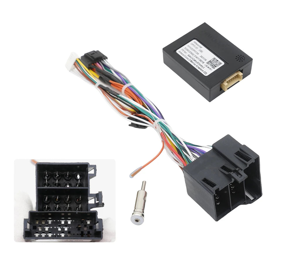 16 Pin Connector for Opel Astra Corsa Zafira Vectra Radio ISO Wiring Harness CAN Bus Decoder Car Android Cable Adapter