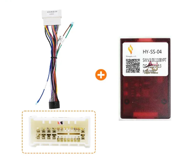 Harness Adapter 16 Pin Plug to 18Pin 24Pin for Hyundai Kia Rio/K5/Soul Connector Car Android Cable And Canbus