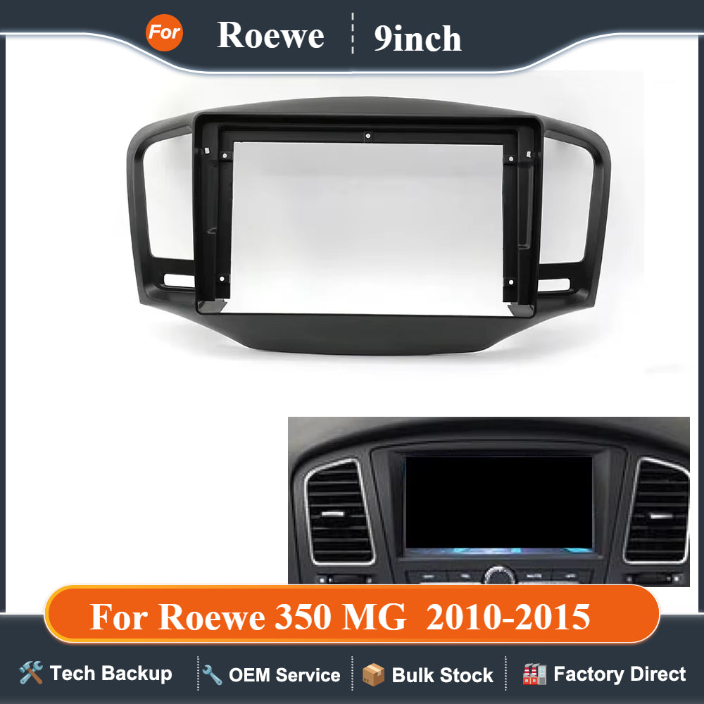 9 Inch Car Frame Fascia Adapter For Roewe 350 MG  2010-2015 Android Radio Dash Fitting Panel Kit
