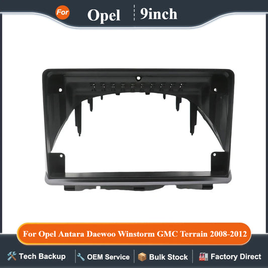 9 Inch 22.86cm for 2008-2012 Car Fascia Frame for Opel Antara Daewoo Winstorm GMC Terrain Android Radio Dash Fitting Panel Kit