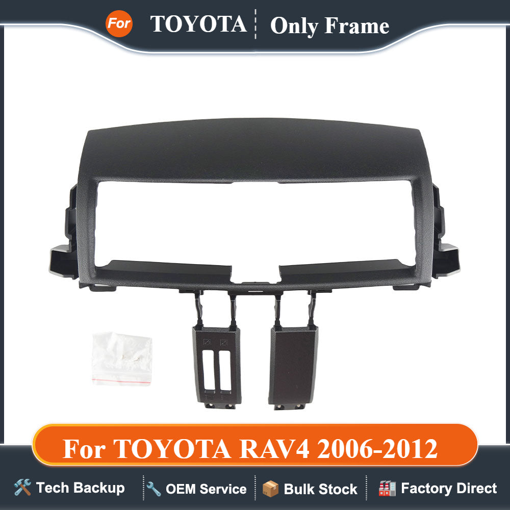 Car Radio Fascia Panel of air ducts Replace Dash Kit Install Facia Console Trim For TOYOTA RAV4 2006-2012 VENTILATION FRAME