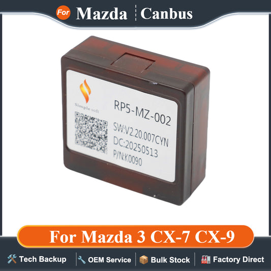RP5-MZ-002 For Mazda 3 CX-7 CX-9 Car Radio Canbus Box Adapter Auto Multimedia GPS Decoder MZ-SS-06/MZ-SS-02