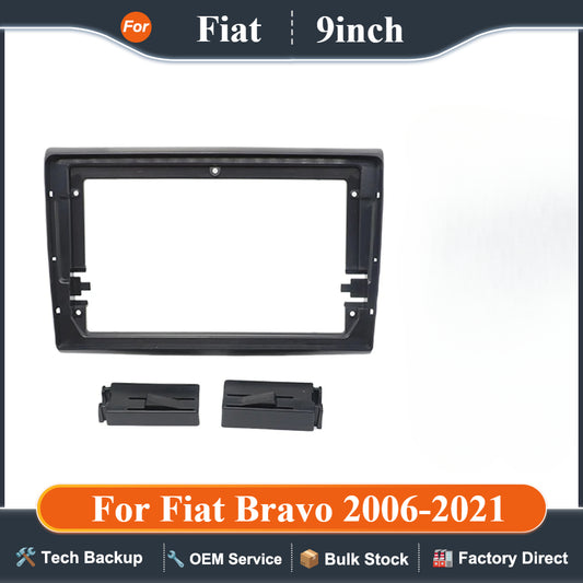 9 Inch 22.86cm for 2006-2021 Adapter Android Dash Fitting Panel Kit Car Radio DVD Player Fascias Frame Canbus for Fiat Bravo
