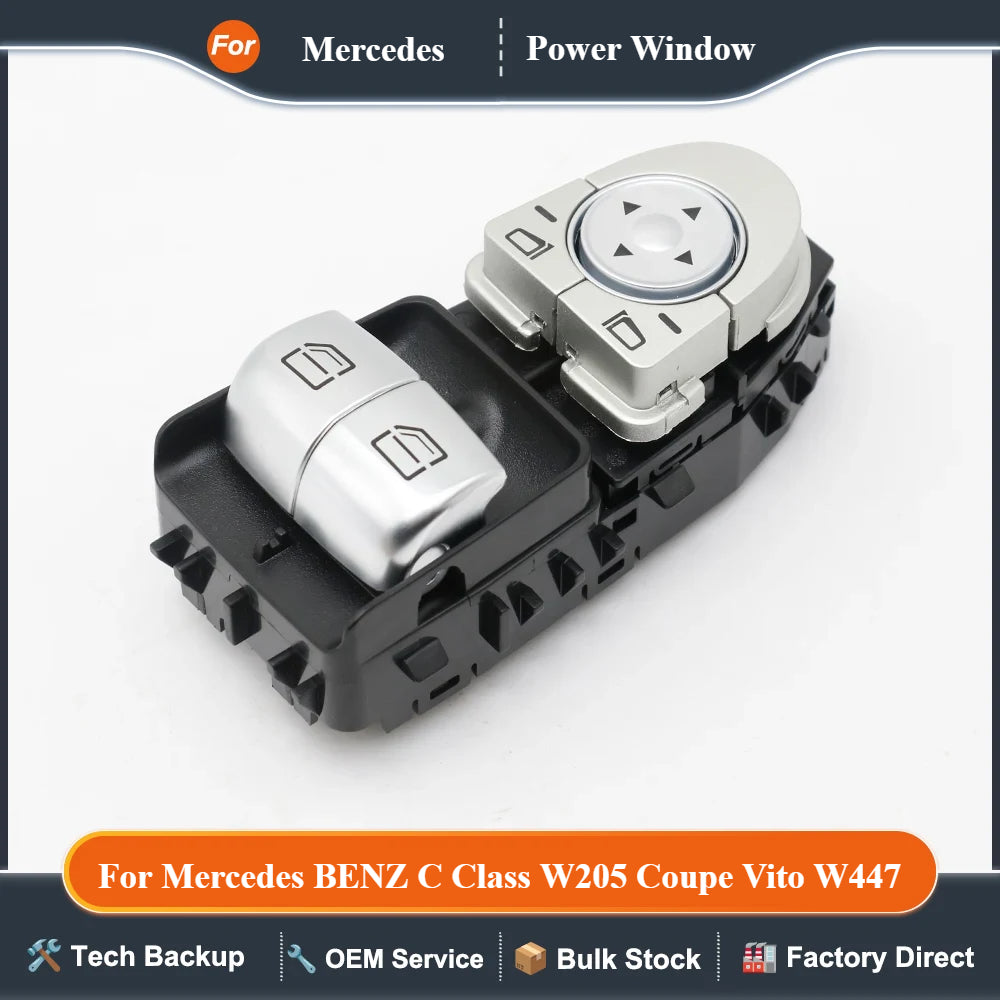 Car Master Power Electric Window Lifting Switch For Mercedes BENZ C Class W205 Coupe Vito W447 2059050302,2059057011,2059051513