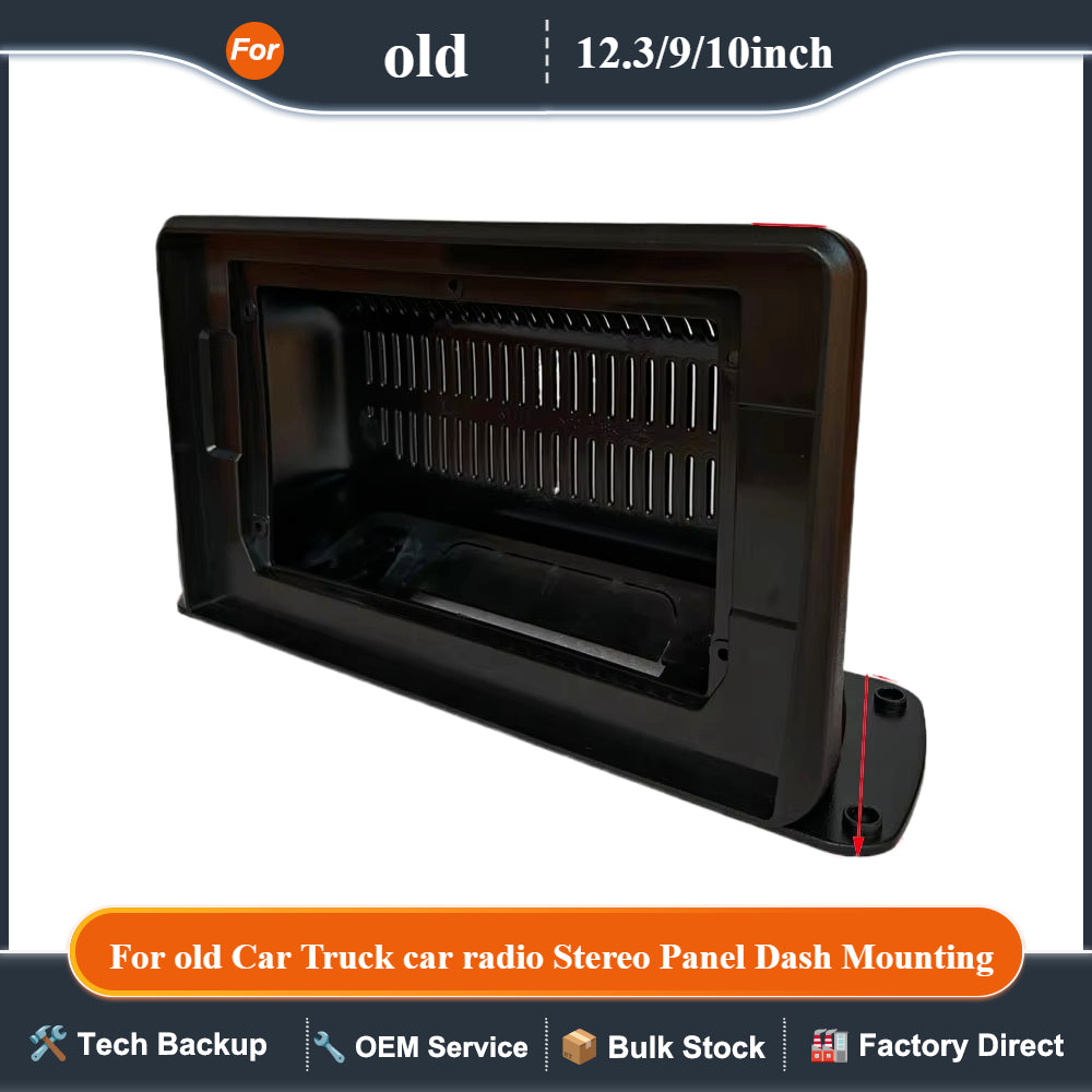 12.3" 9“10” Universal Android 2 Car Radio Fascia For old Car Truck car radio Stereo Panel Dash Mounting Frame for toyota