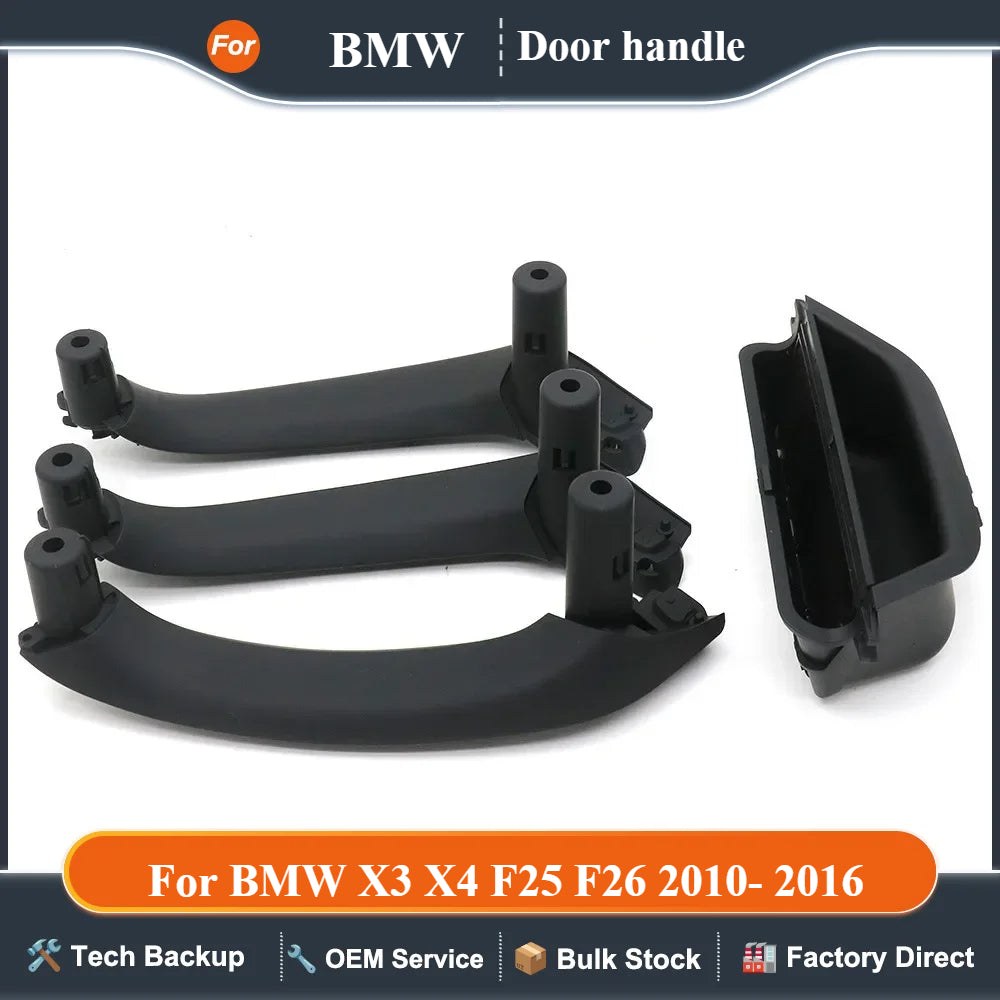 LHD Left Right Interior Handle Inner Door Panel Armrest Pull Trim Cover For BMW X3 X4 F25 F26 2010 2011 2012 2013 2014 2015 2016