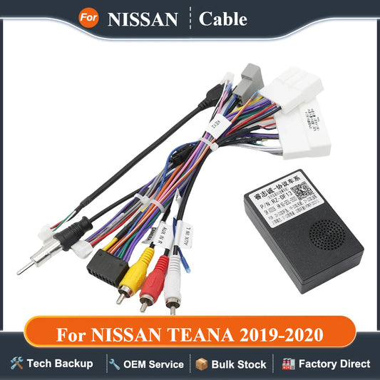 Car Cable Canbus Android Radio Adapter Suitable for NISSAN TEANA 2019-2020 (Original Car 8 Inch Screen)