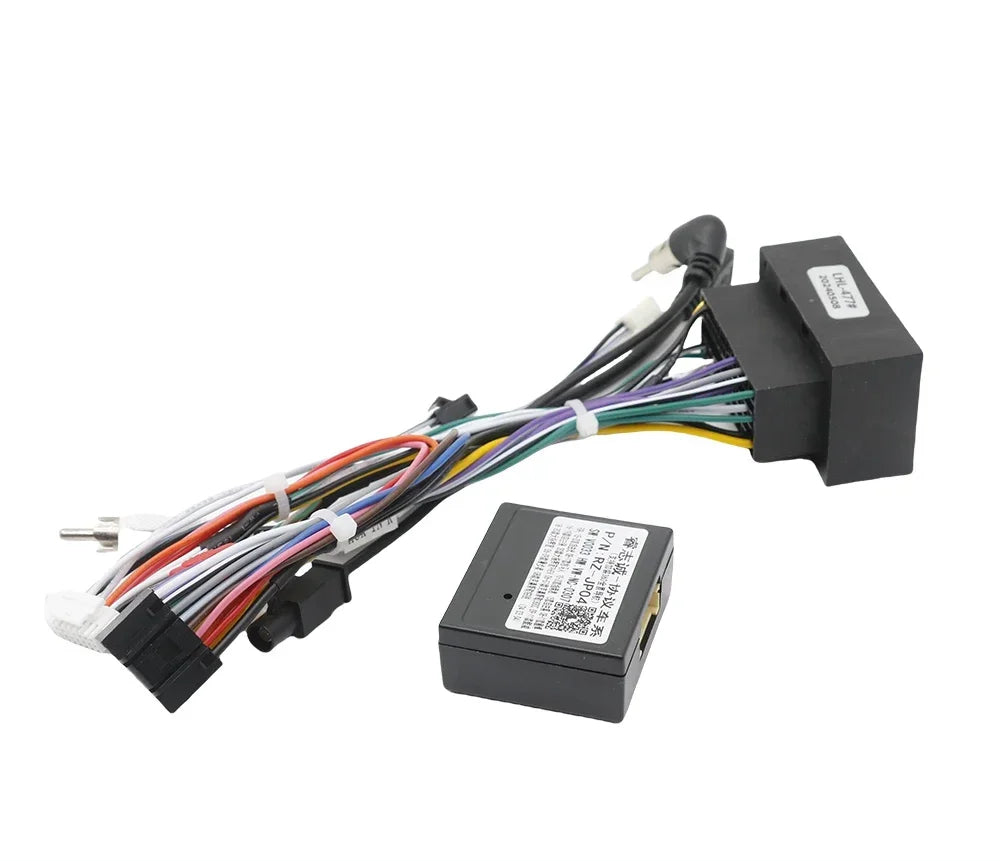 Car 16pin Android Wiring Harness USB Cable With Canbus For Jeep Cherokee 15~19/Compass 2017+/Wrangler/Renegade/Fiat 500