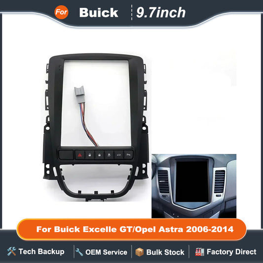 Car DVD Player frame  9.7'' For Buick Excelle GT/Opel Astra 2006-2014 navigation panel car radio frame Android radio frame
