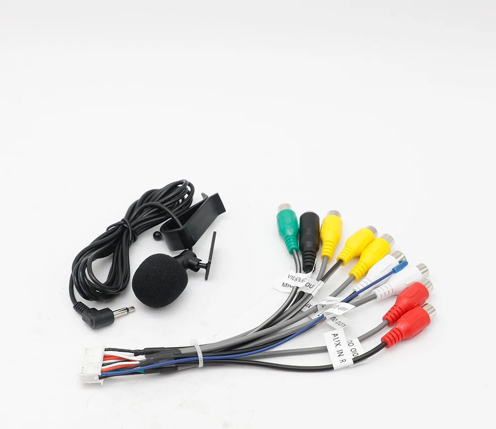Car Radio Fascias RCA and microphone cable
