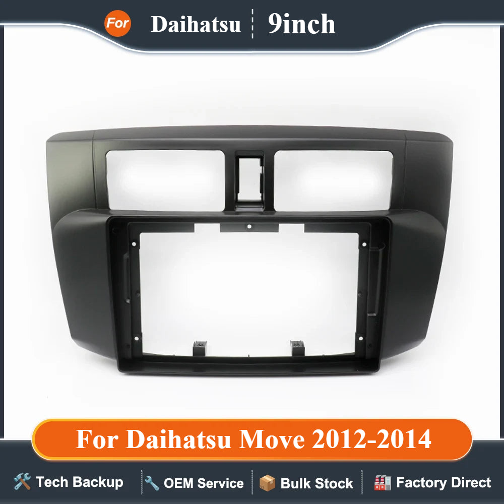9 Inch Car Frame Fascia Adapte Android Radio Dash Fitting Panel Kitr For Daihatsu Move 2012-2014