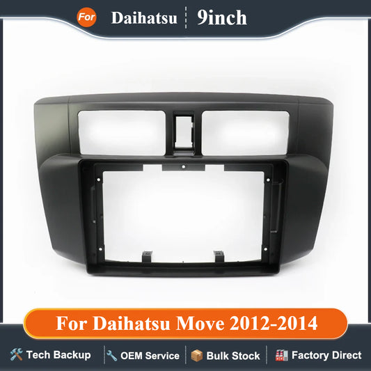 9 Inch Car Frame Fascia Adapte Android Radio Dash Fitting Panel Kitr For Daihatsu Move 2012-2014