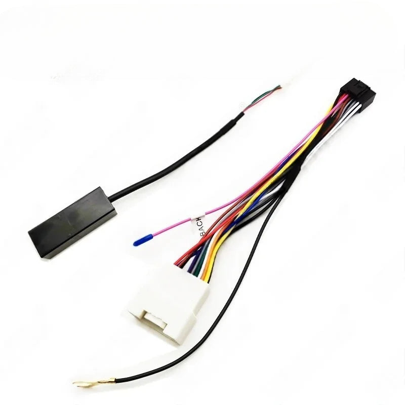 20 Pin Wiring Harness, USB Cable Adapter, Car Android 16 Pin Wires, Plug and Play, for Mitsubishi ASX Outlander Lancer Pajero