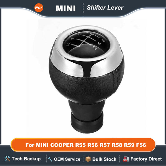6-Speed Manual Transmission Car Gear Shift Knob Shifter Lever For MINI COOPER R55 R56 R57 R58 R59 F56 F54 F57 COUNTRYMAN R60 R61