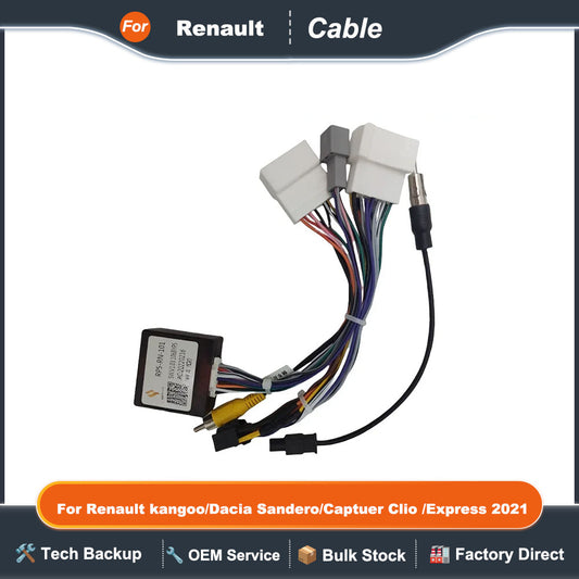 16 Pin Canbus Box Adaptor RP5-RN-101 For Renault kangoo/Dacia Sandero/Captuer Clio /Express 2021 Android Wiring Harness Cable