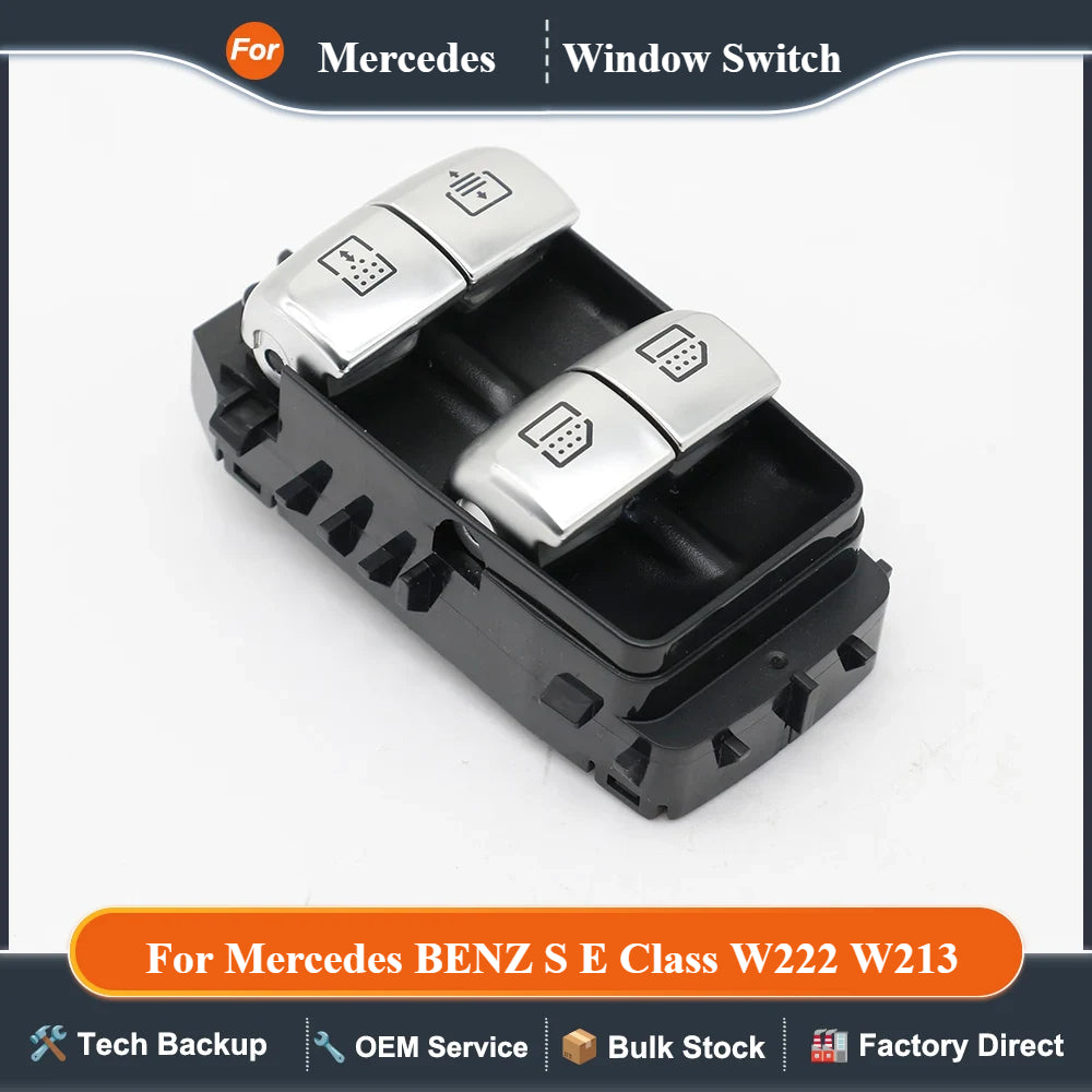 Car Power Electric Rear Window Lifter Switch For Mercedes BENZ S E Class W222 W213 S550 S600 S300 S350 E180 E200 E220 2229051505