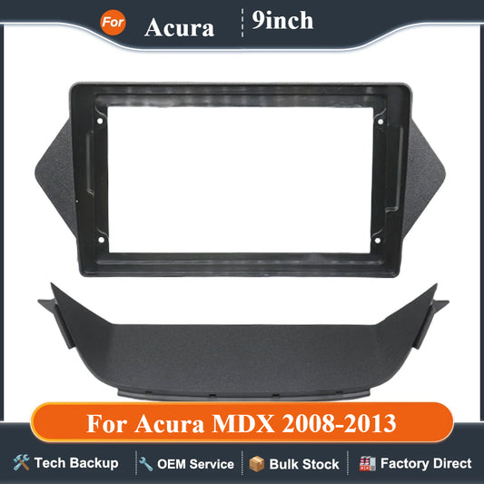 For Acura MDX 2008-2013 9 Inch Car Frame Fascia Adapter Android Radio Dash Fitting Panel Kit