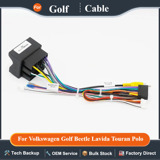 Car Wiring Harness Adapter Canbus Box For Volkswagen Golf Beetle Lavida Touran Polo Passat Superb Yeti Octavia VW-RZ-08