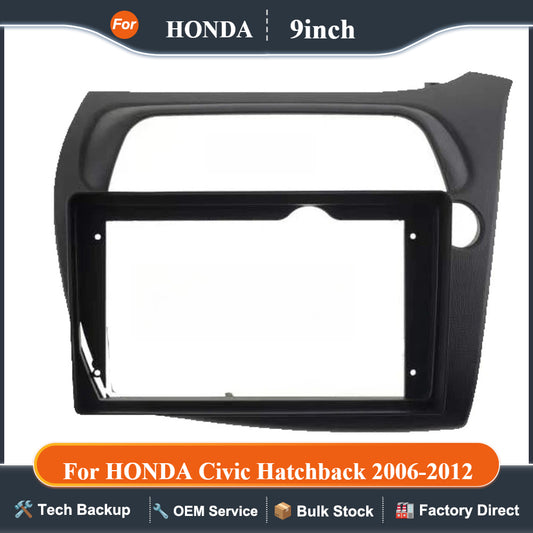 2 DIN Car Frame Fascia Cable For HONDA Civic Hatchback 2006-2012 Android Big Screen Dask Kit